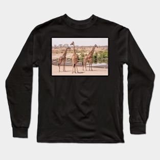 Serengeti Giraffe #5 Long Sleeve T-Shirt